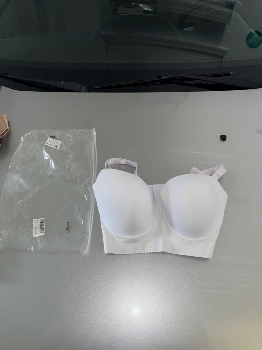 Convertible Push-up Padded Bra - White